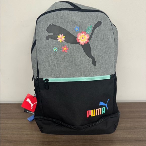PUMA - Black Multi Color with Laptop Sleeve Eclipse Backpack - Picture 1 of 2